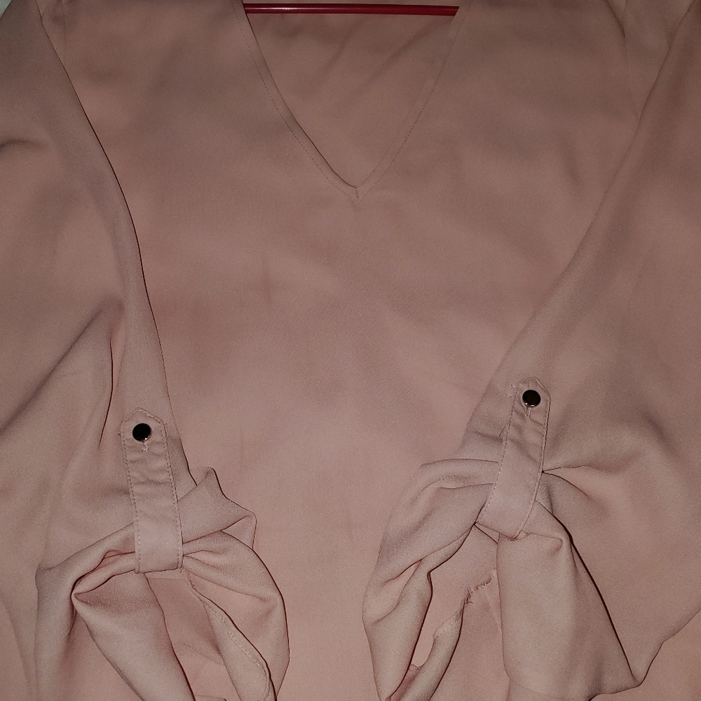 Rose pink blouse